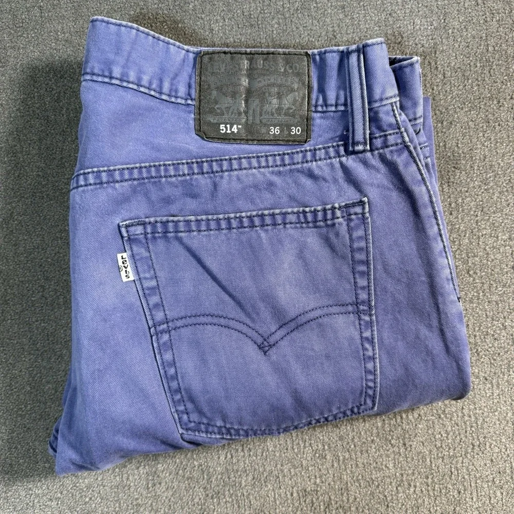 Levi's 541 Jeans Men's Size 36x30 Athletic Fit Purple Medium Wash Denim